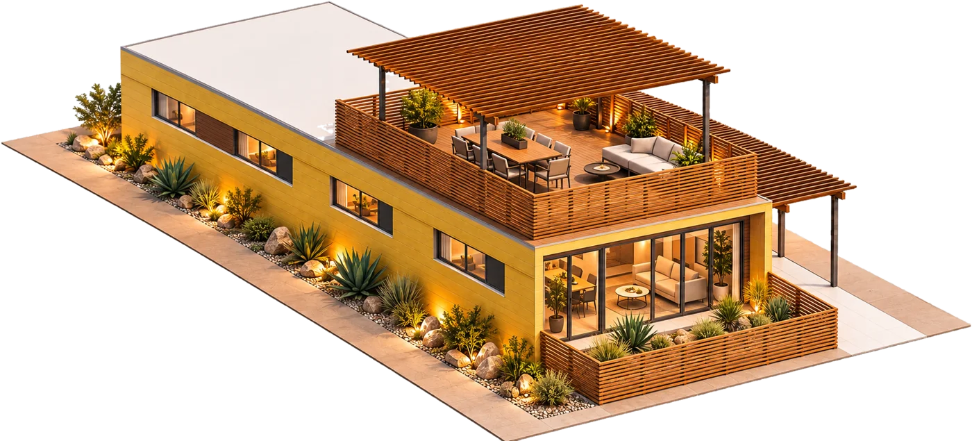 Dining deck