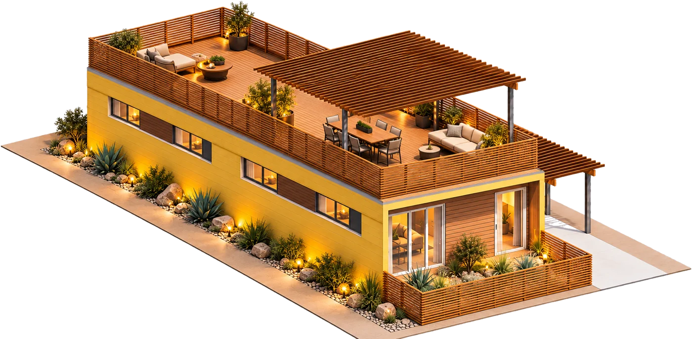 Lounge deck
