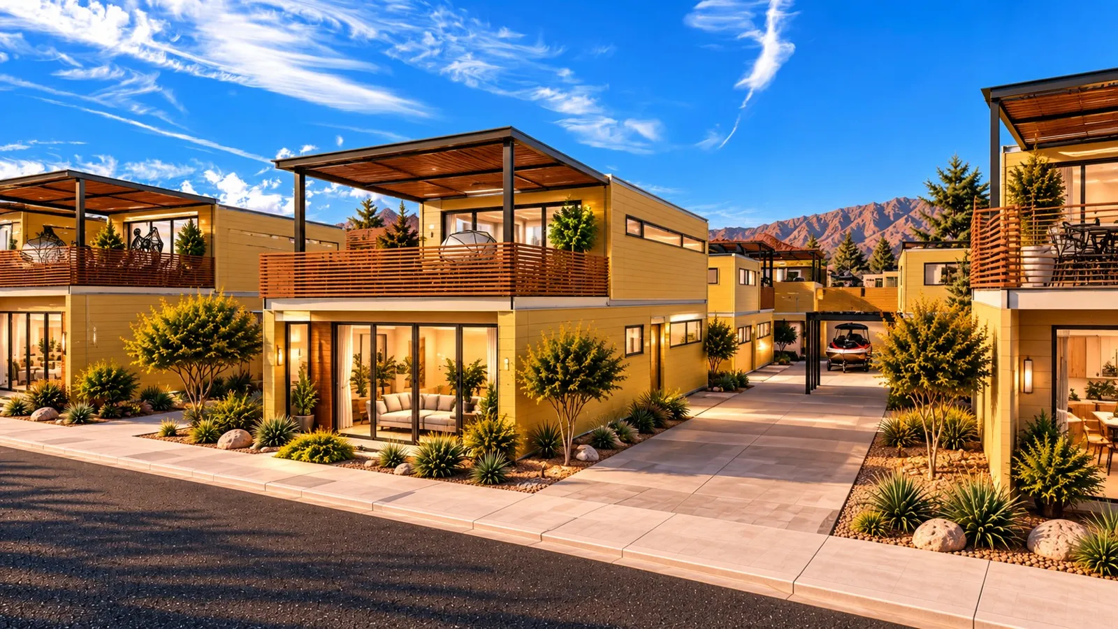 Plan 3 on its homesite