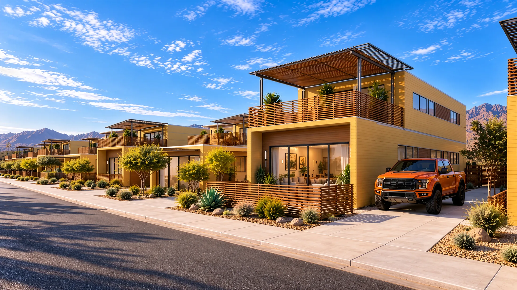 A two-story Trinity home on a sunny street